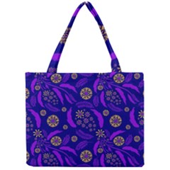 Folk Flowers Art Pattern Floral Abstract Surface Design  Seamless Pattern Mini Tote Bag by Eskimos