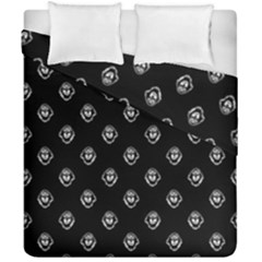 Funny Ghost Sketchy Drawing Pattern Duvet Cover Double Side (california King Size) by dflcprintsclothing