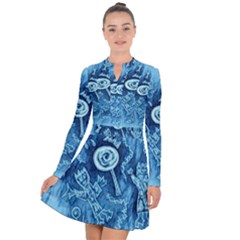 Flackjacket2 Long Sleeve Panel Dress