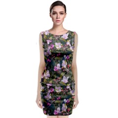 Apple Blossom  Classic Sleeveless Midi Dress by SychEva