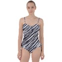 Galaxy Motion Black And White Print 2 Sweetheart Tankini Set View1