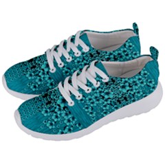 Blue Flowers So Decorative And In Perfect Harmony Men s Lightweight Sports Shoes by pepitasart