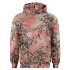 Botanic Grunge Motif Artwork Men s Overhead Hoodie by dflcprintsclothing