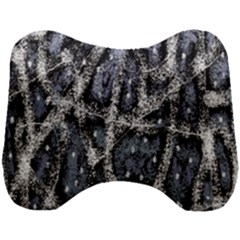 Glithc Grunge Abstract Print Head Support Cushion