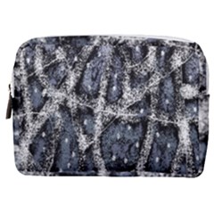 Glithc Grunge Abstract Print Make Up Pouch (medium) by dflcprintsclothing