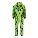 Green Grid Cute Flower Mandala Hooded Jumpsuit (Kids) View2