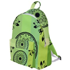 Green Grid Cute Flower Mandala The Plain Backpack