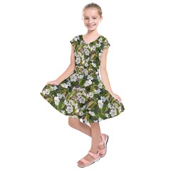 Blooming Garden Kids  Short Sleeve Dress by SychEva