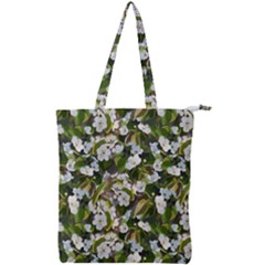 Blooming Garden Double Zip Up Tote Bag by SychEva