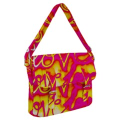 Pop Art Love Graffiti Buckle Messenger Bag by essentialimage365