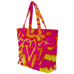 Pop Art Love Graffiti Zip Up Canvas Bag by essentialimage365