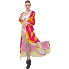 Pop Art Love Graffiti Maxi Chiffon Beach Wrap by essentialimage365