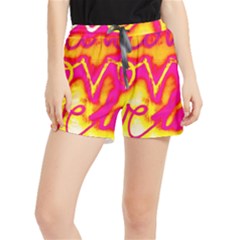 Pop Art Love Graffiti Runner Shorts by essentialimage365