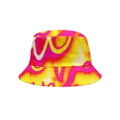 Pop Art Love Graffiti Inside Out Bucket Hat (kids) by essentialimage365