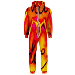  Graffiti Love Hooded Jumpsuit (men)  by essentialimage365