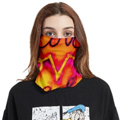  Graffiti Love Face Covering Bandana (two Sides) by essentialimage365