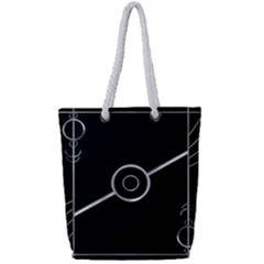 Derivation And Variation 3 Full Print Rope Handle Tote (small) by dflcprintsclothing