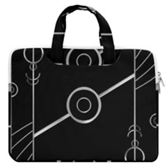 Derivation And Variation 3 Macbook Pro Double Pocket Laptop Bag (large) by dflcprintsclothing