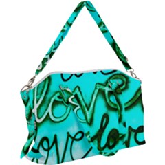  Graffiti Love Canvas Crossbody Bag by essentialimage365