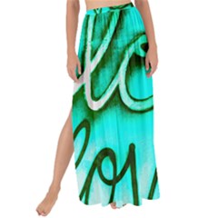  Graffiti Love Maxi Chiffon Tie-up Sarong by essentialimage365