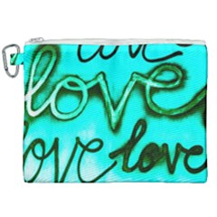  Graffiti Love Canvas Cosmetic Bag (xxl) by essentialimage365