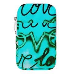  Graffiti Love Waist Pouch (large) by essentialimage365