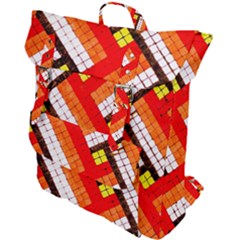 Pop Art Mosaic Buckle Up Backpack by essentialimage365