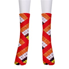 Pop Art Mosaic Men s Crew Socks by essentialimage365