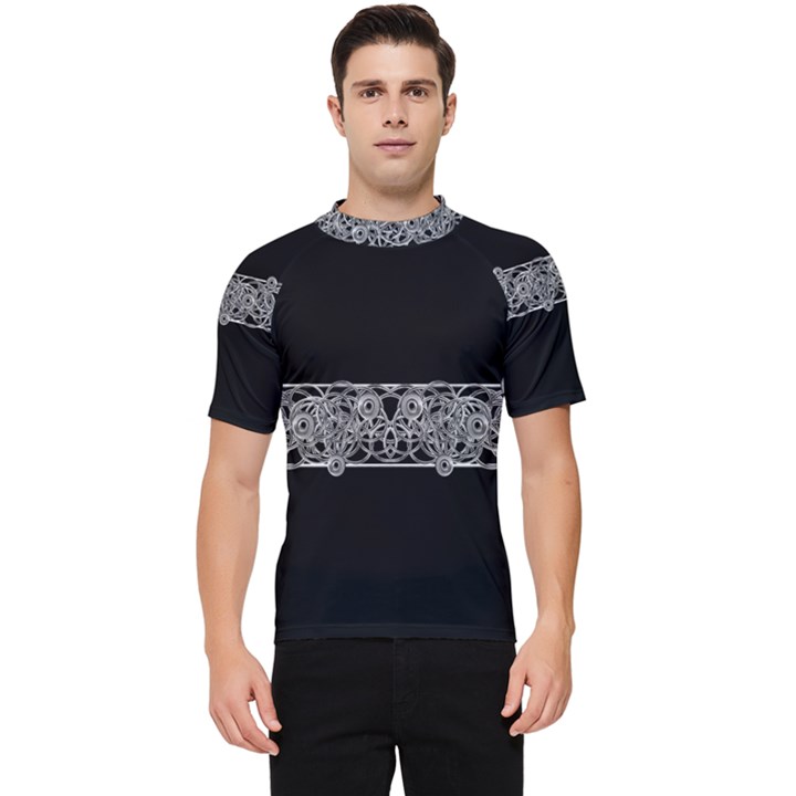 Derivation And Variations 4 Men s Short Sleeve Rash Guard