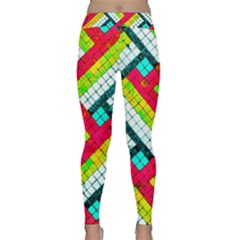 Pop Art Mosaic Classic Yoga Leggings by essentialimage365