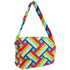 Pop Art Mosaic Courier Bag by essentialimage365