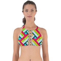 Pop Art Mosaic Perfectly Cut Out Bikini Top by essentialimage365