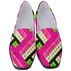 Pop Art Mosaic Women s Classic Loafer Heels