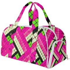 Pop Art Mosaic Burner Gym Duffel Bag by essentialimage365