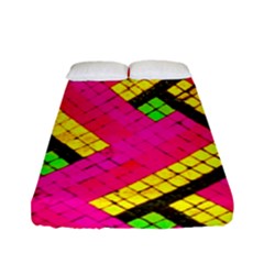 Pop Art Mosaic Fitted Sheet (full/ Double Size) by essentialimage365