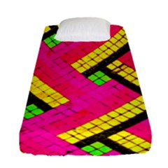 Pop Art Mosaic Fitted Sheet (Single Size)