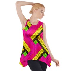 Pop Art Mosaic Side Drop Tank Tunic by essentialimage365