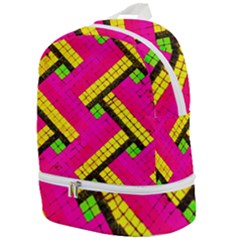 Pop Art Mosaic Zip Bottom Backpack