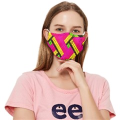 Pop Art Mosaic Fitted Cloth Face Mask (adult) by essentialimage365