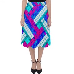 Pop Art Mosaic Classic Midi Skirt by essentialimage365