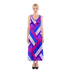 Pop Art Mosaic Sleeveless Maxi Dress by essentialimage365