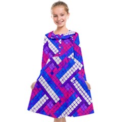 Pop Art Mosaic Kids  Midi Sailor Dress by essentialimage365