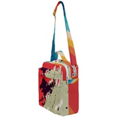 Abstract Colorful Pattern Crossbody Day Bag by AlphaOmega