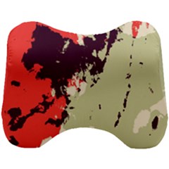 Abstract Colorful Pattern Head Support Cushion