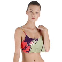 Abstract Colorful Pattern Layered Top Bikini Top  by AlphaOmega