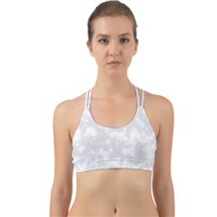 Rose White Back Web Sports Bra