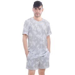 Rose White Men s Mesh Tee And Shorts Set