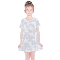 Rose White Kids  Simple Cotton Dress