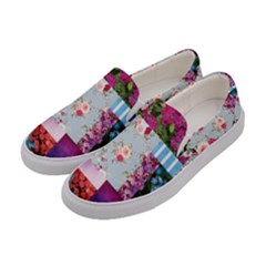 Pink Purple Aesthetic Women s Canvas Slip Ons