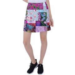 Pink Purple Aesthetic Tennis Skirt by designsbymallika